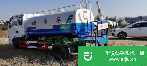 湖北出售二手躍進5方灑水車朝柴120馬力