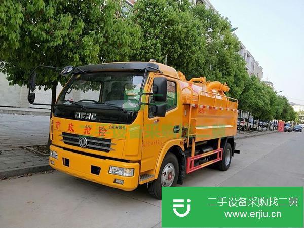 河北出售二手東風多利卡8方清洗吸污車