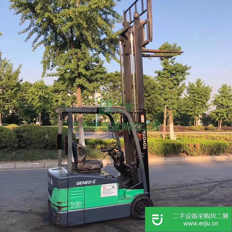 上海出售二手豐田1.8噸三支點電動叉車