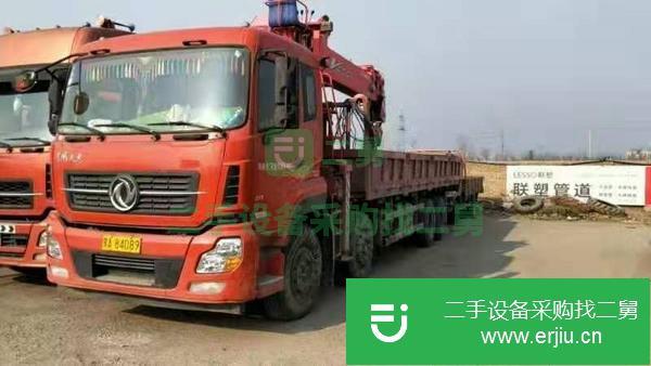 湖北出售二手東風(fēng)天龍前四后八隨車吊