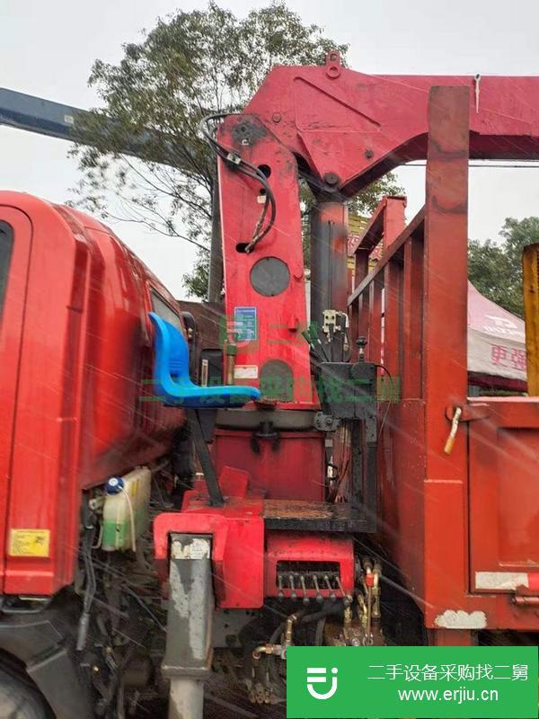 湖北出售二手19年藍牌隨車吊