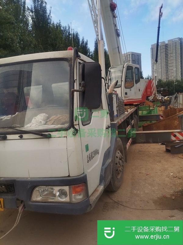 遼寧出售二手中聯16噸吊車原版原漆國三