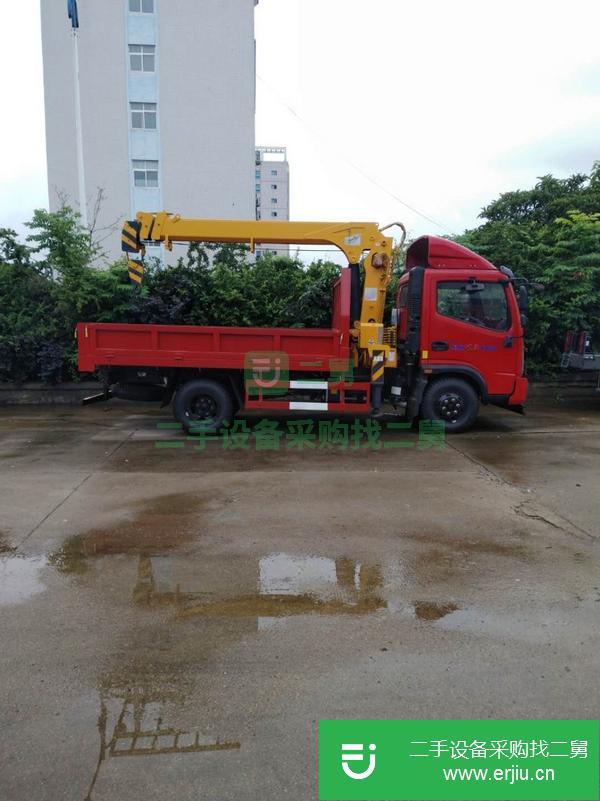 山西出售二手東風雙排座3.2噸隨車吊