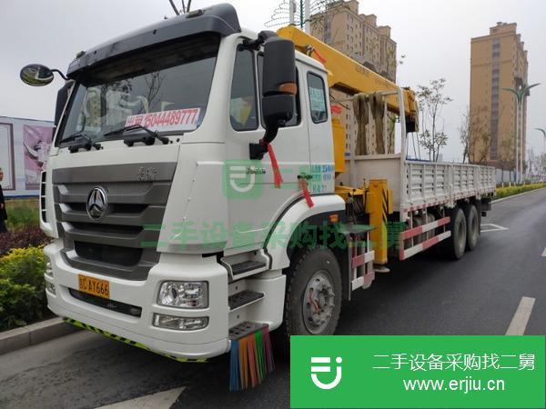 吉林出售二手牡丹江12噸后八輪隨車吊
