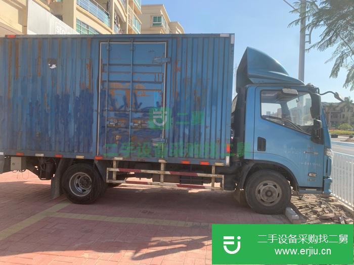 廣東出售二手上汽躍進125馬力國四箱式貨車