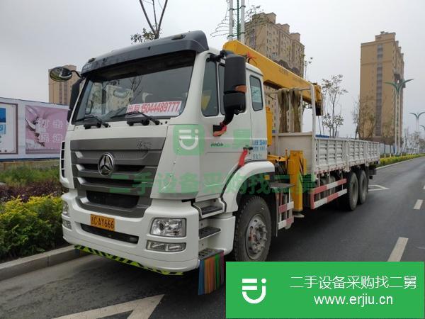 吉林出售二手牡丹江12噸后八輪隨車吊