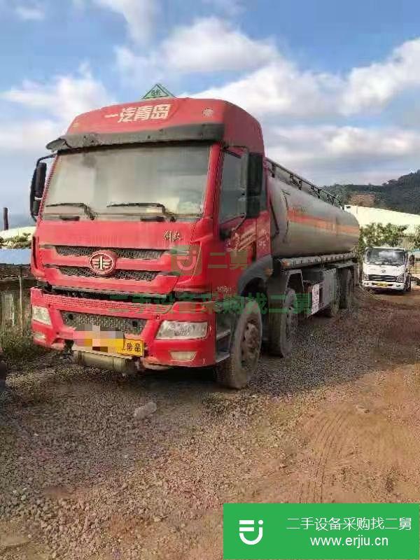 廣東出售二手解放青島前四后六油罐車