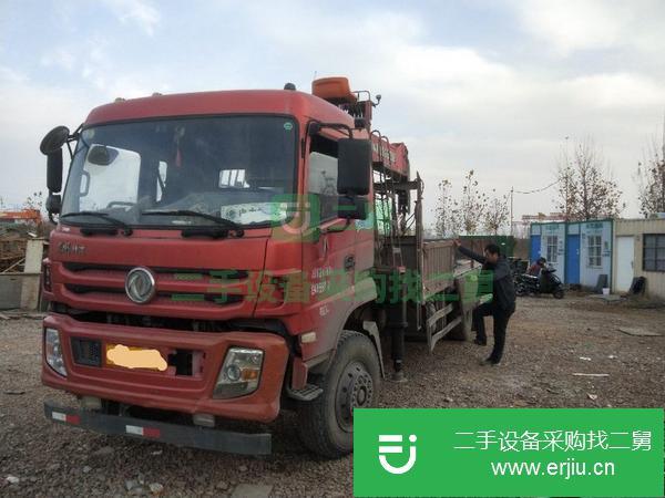 湖北出售二手17年國四東風(fēng)特商后八輪隨車吊