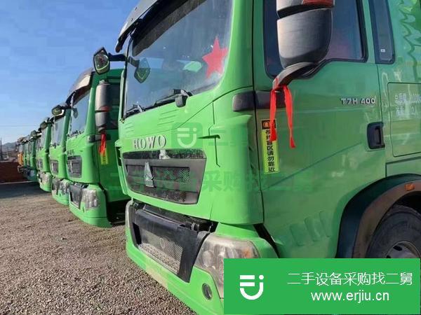 河北出售二手豪沃T7自卸車國五排放