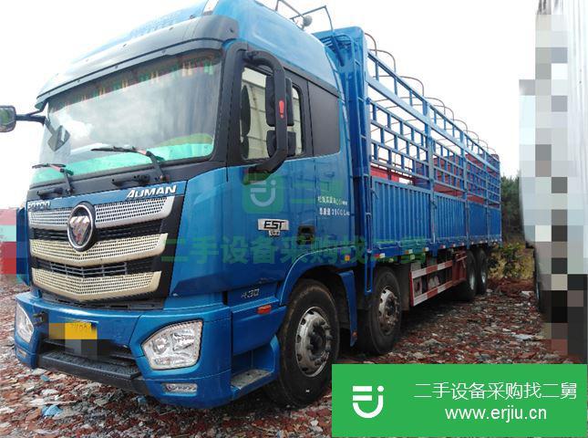 江西出售二手福田歐曼前四后八國五230馬力高欄載貨車