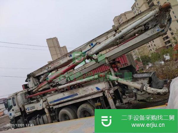 河北出售二手08年中聯(lián)37米國三泵車性能嘎嘎功能正常
