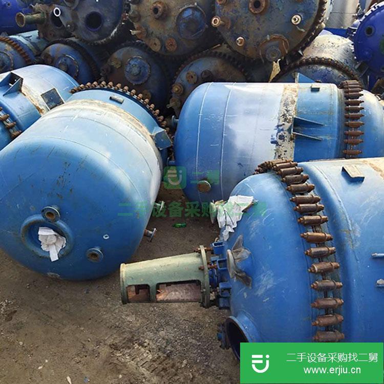 山東出售二手3000L電加熱反應釜
