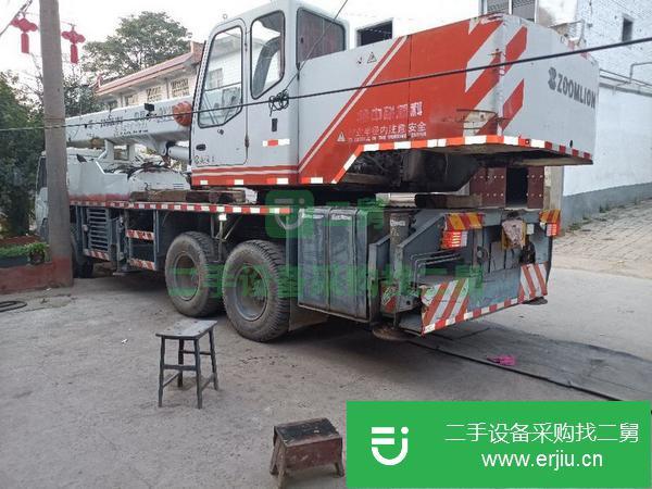 河南出售二手09年12月中聯重科20H汽車吊