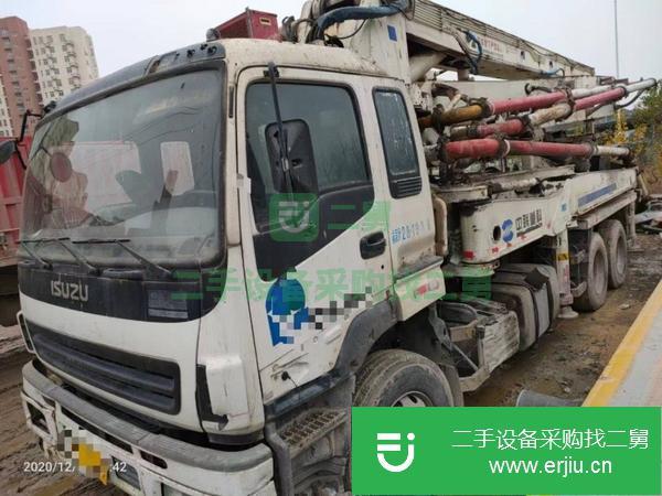 河北出售二手08年中聯(lián)37米國三泵車性能嘎嘎功能正常