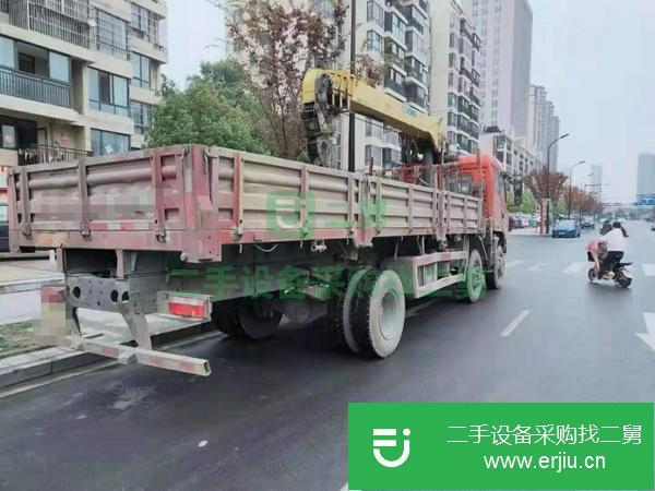 湖北出售二手東風小三軸隨車吊