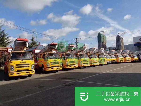 河北出售二手江鈴32米國六云梯車