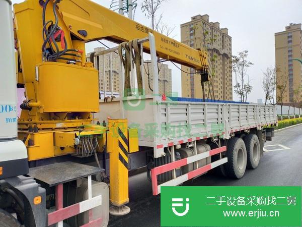 吉林出售二手牡丹江12噸后八輪隨車吊