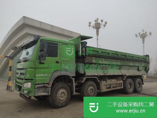 山東出售二手19年國五豪沃7.6米自卸車