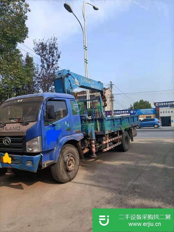 湖北出售二手13年3月八噸隨車吊