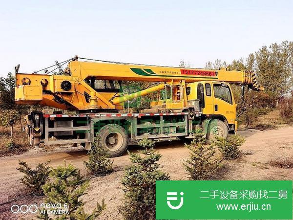 河北出售二手森源12噸國五吊車手續(xù)齊全油電兩用
