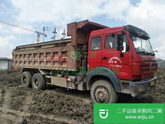 浙江出售二手北奔重汽NG80后八輪自卸車