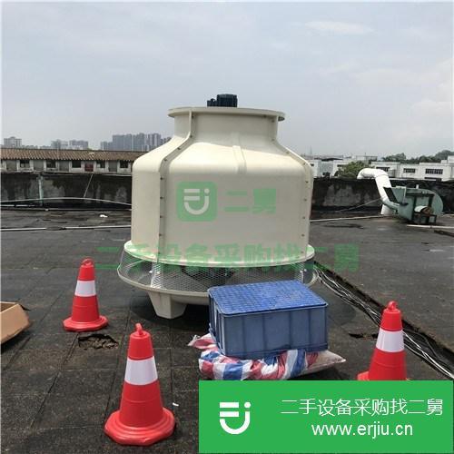 廣東出售二手玻璃鋼圓形逆流式冷卻塔