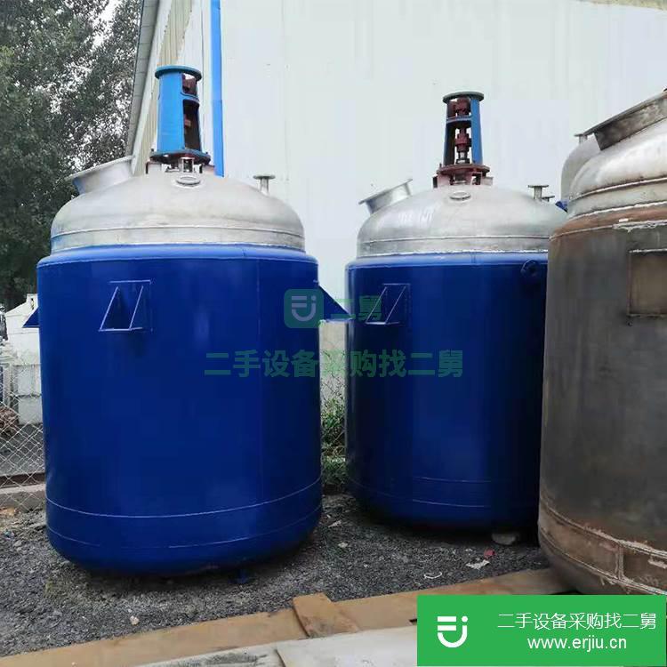山東出售二手6.3立方反應釜