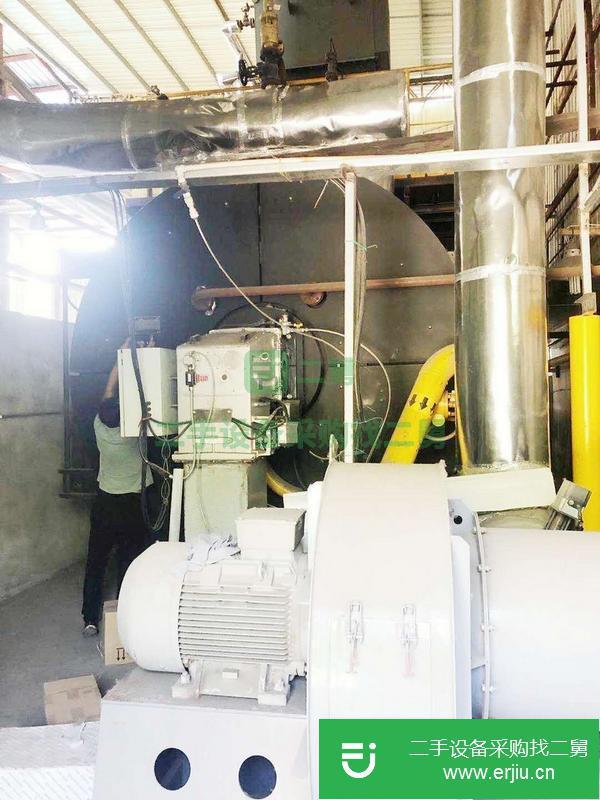 河南出售二手700萬大卡低氮30毫克燃氣導熱油鍋爐