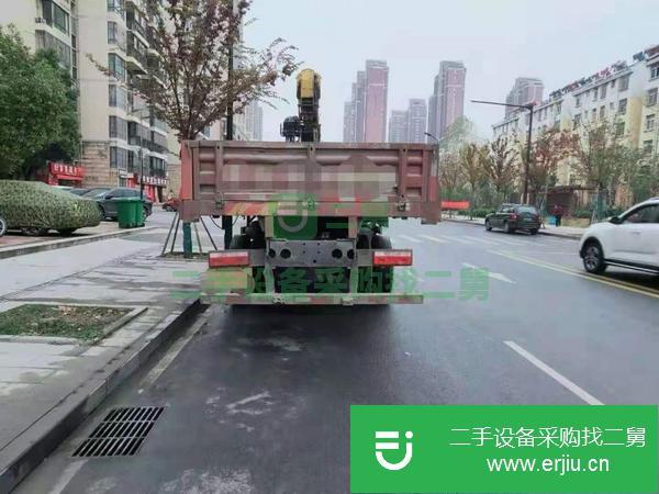 湖北出售二手東風小三軸隨車吊