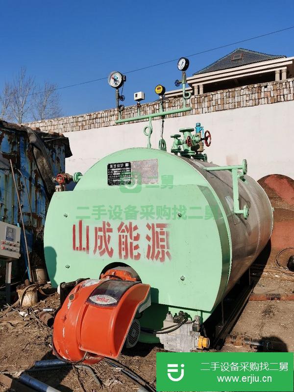 山東出售二手1噸燃氣蒸汽鍋爐