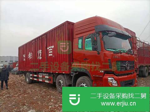江西出售二手東風天龍292馬力國五9米6前四后四箱式貨車