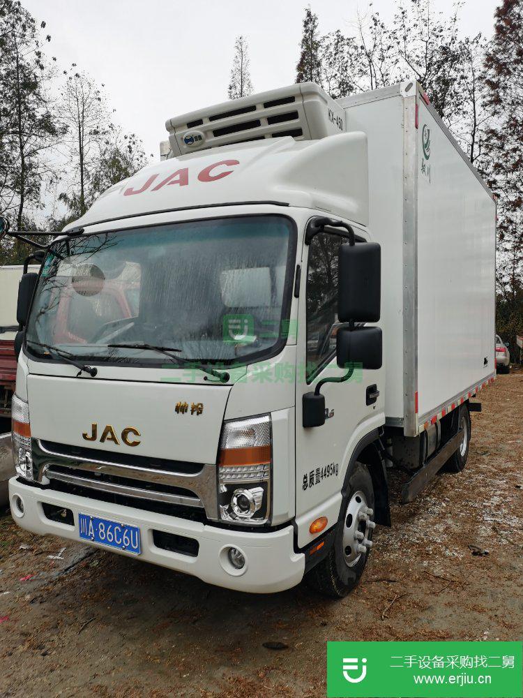 四川出售二手江淮帥鈴152馬力國(guó)五冷藏車