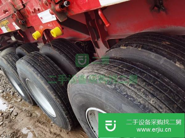 河北出售13米6O標廂側翻半掛車