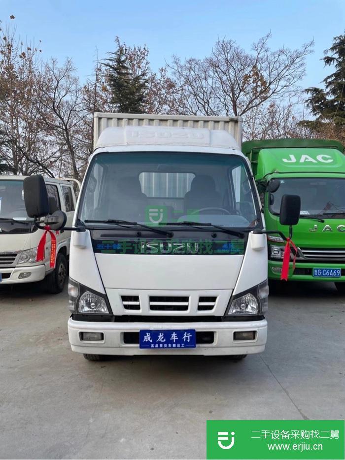 山東出售二手慶鈴120馬力國四箱式貨車