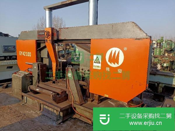 河北出售二手42100液壓帶鋸床