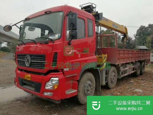 湖北出售二手東風天龍14噸隨車吊
