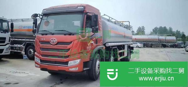 河北出售二手解放15噸小三軸油罐車