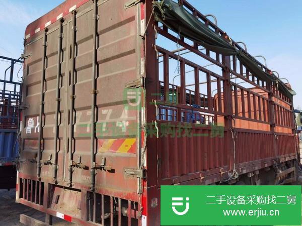 黑龍江出售二手國五解放6.8米高欄貨車,180馬力四缸,16噸