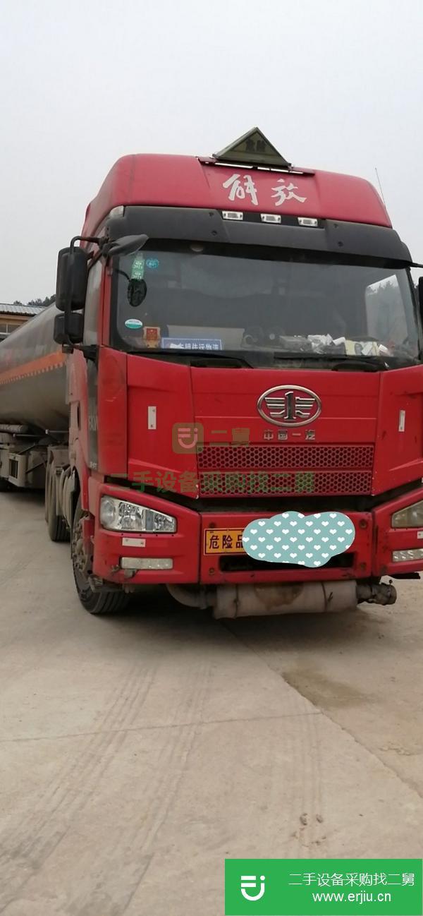 安徽出售二手國四鋁合金油罐車420馬力