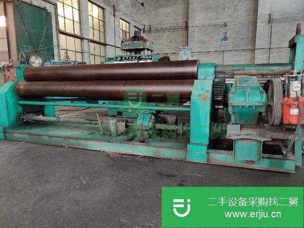 山東出售二手16*2500自動卷板機安裝少用接電干活