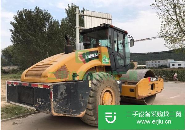 河南出售二手26噸壓路機