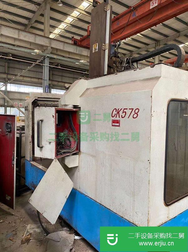 吉林出售二手德州德隆CK578數(shù)控車床