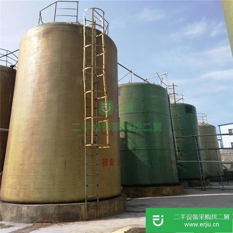 山東出售二手立式10噸不銹鋼儲罐