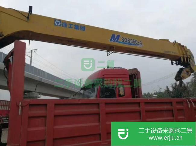 湖北出售二手東風天龍14噸隨車吊