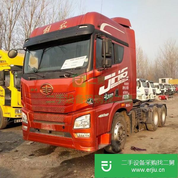 吉林出售二手17年3月解放JH6牽引車460馬力錫柴國五雙驅