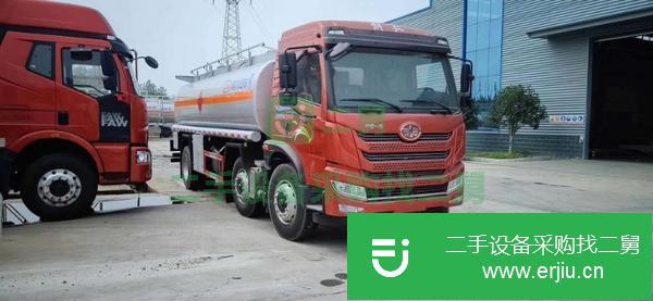 河北出售二手解放15噸小三軸油罐車