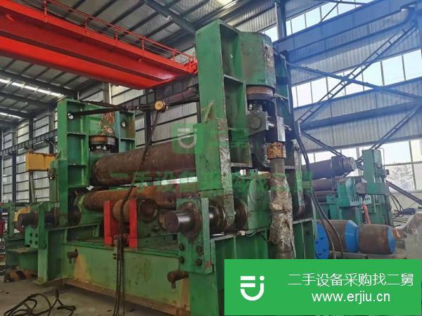 浙江出售二手銀利產50x3米上輥萬能卷板機,帶預彎功能