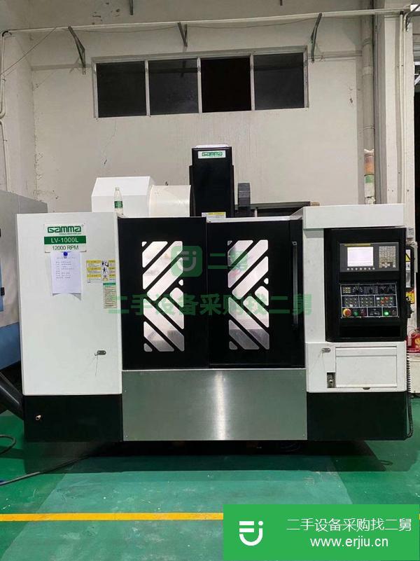 江蘇出售二手珈瑪LV-1000L加工中心,直連12000轉