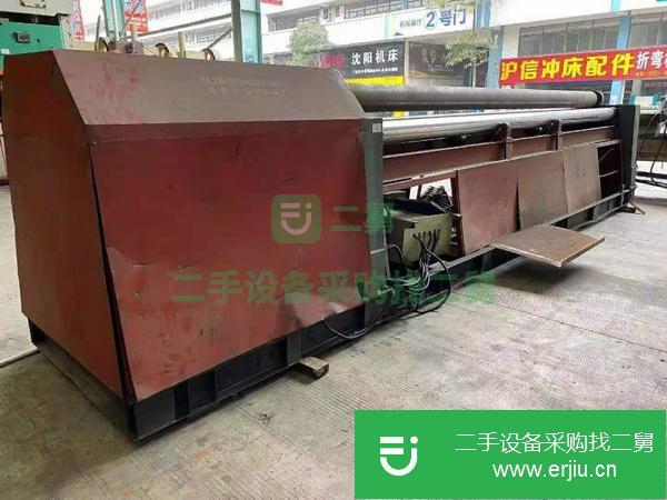 浙江出售二手8x5米四輥卷板機電鍍輥