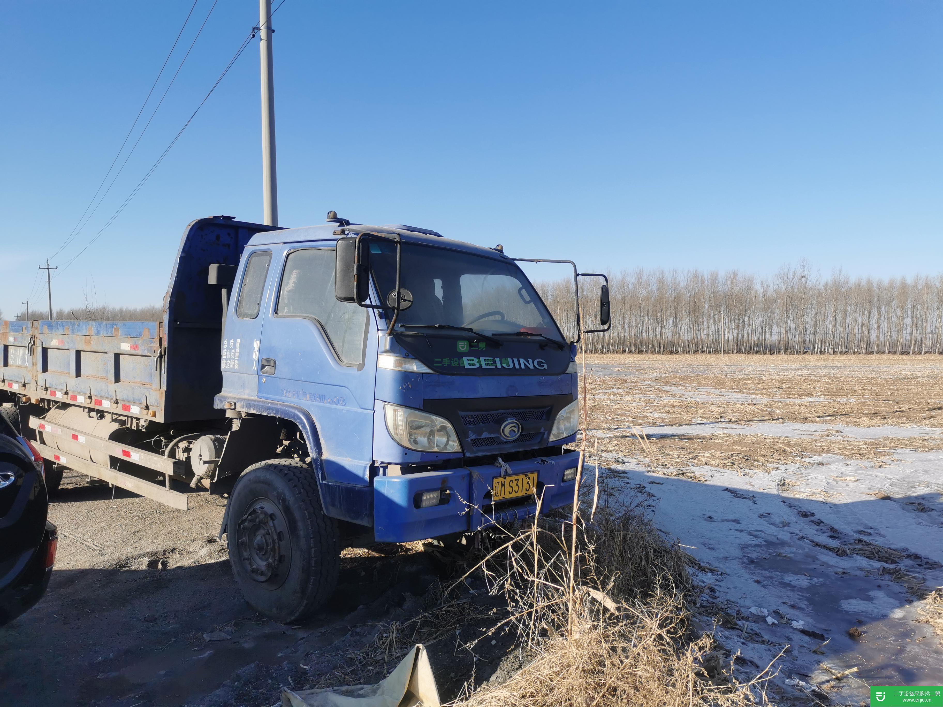 遼寧出售二手福田時代160馬力國三自卸車